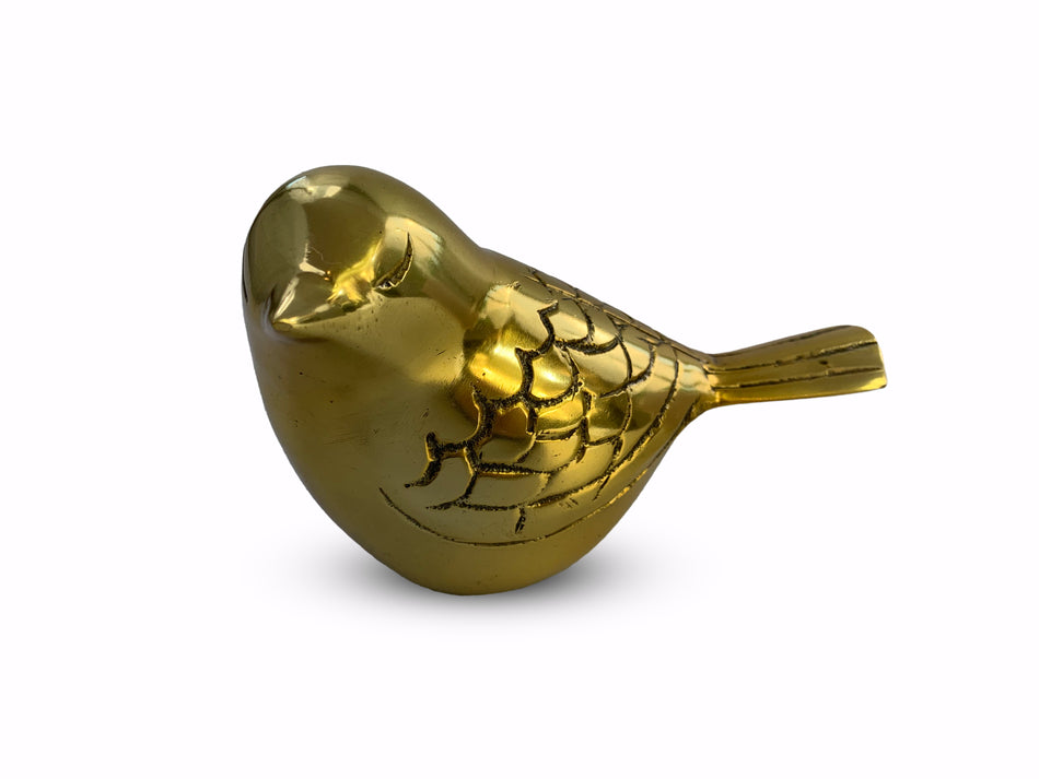 Mini urn vogel goud Default Title / 8cm / 12cm