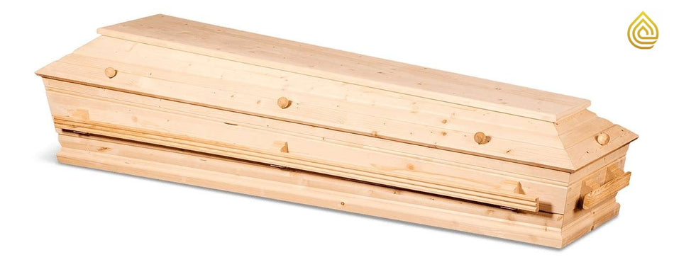 Cercueil écologique en bois de pin