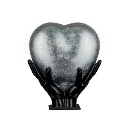 Eternal embrace heart urn - silver Silver