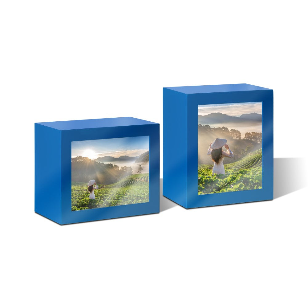 Blue Picture Frame Box Blue