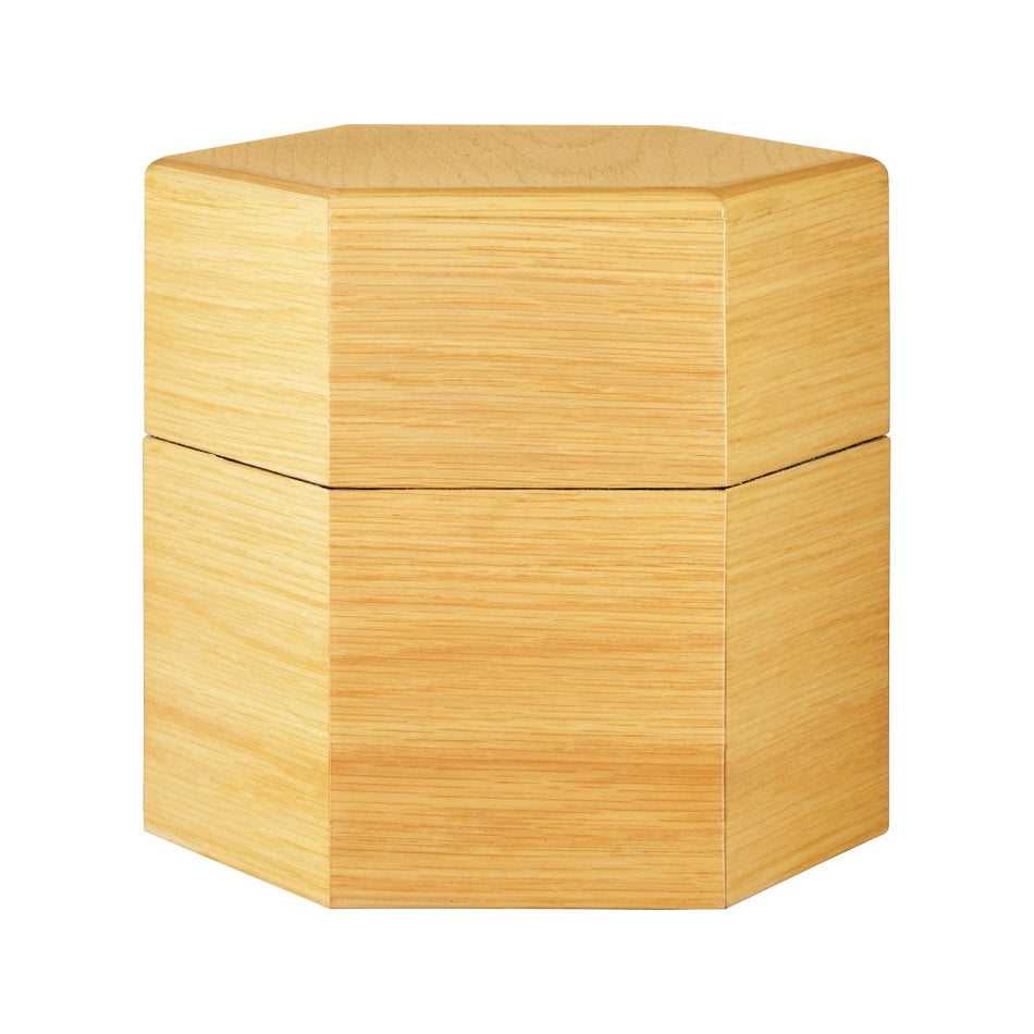 Hexagon box Oak Grain look Oak