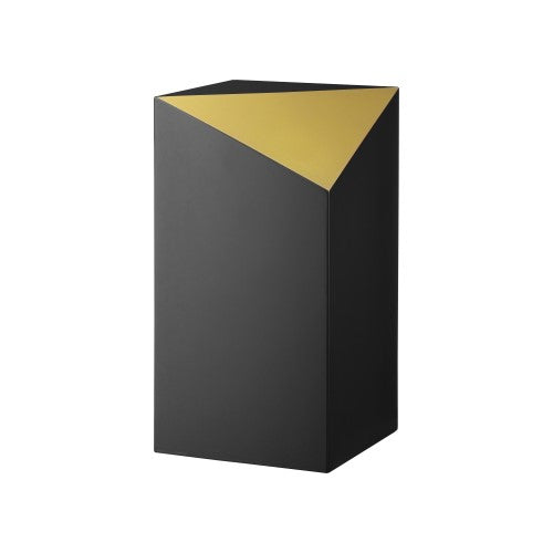 Obsidian Prism Urn - gold Gold