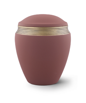 Urna de cerámica Luxor Castaño