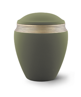 Urna de cerámica Luxor Verde Palma