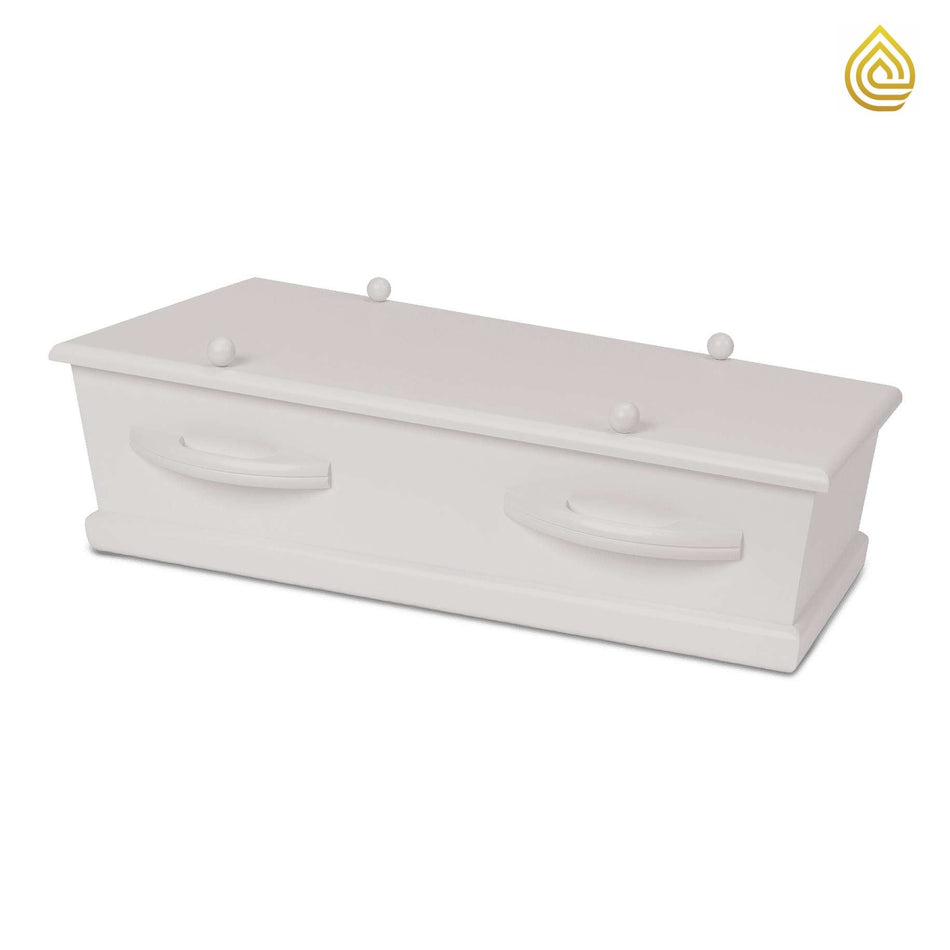 Caja de juguetes 40 cm blanco