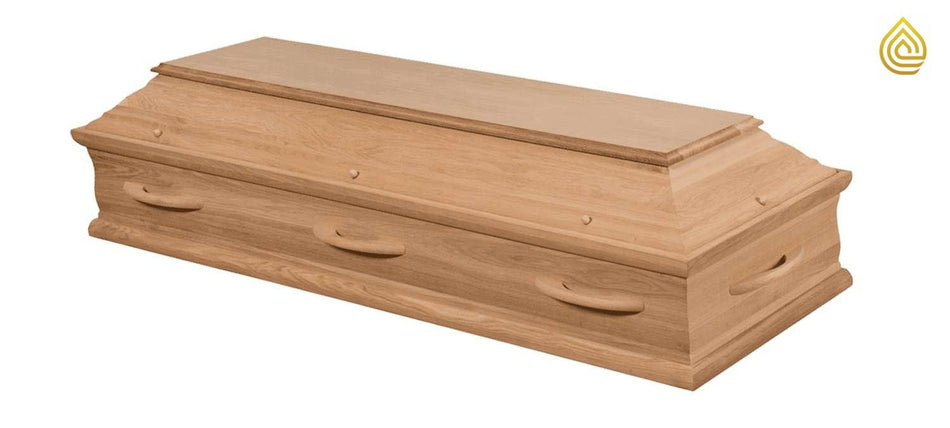 Eco Oak Funeral Casket Exclusive