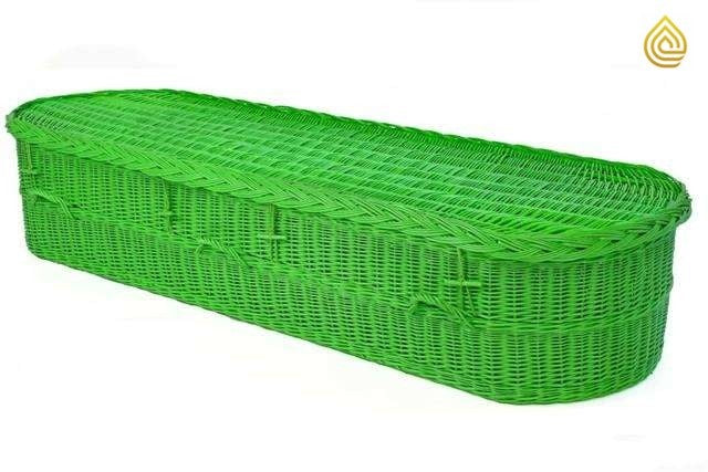 Funeral Basket Green