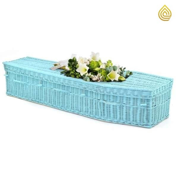 Funeral Basket Blue