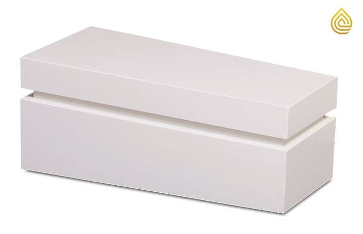 Caja de juguetes blanca moderna de 40 cm